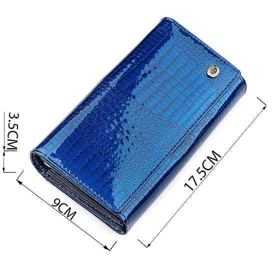 Кошелек женский ST Leather 18432 (S9001A) модный Синий Киев