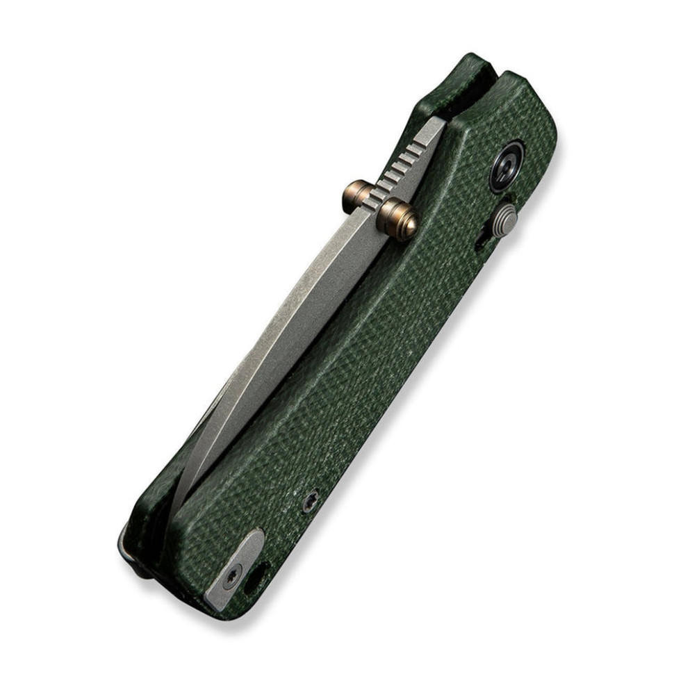 Ніж складаний кишеньковий Civivi Baby Banter 2, (5.9 см) Nitro-V / Micarta темно-зелений Київ - фото 7
