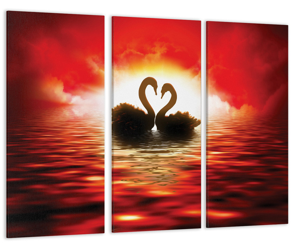 Модульная картина Пара Лебедей Art-122_XXL Киев - изображение 1