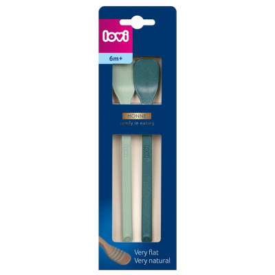 Набор детской посуды Lovi Pistachio Первая ложечка для кормления 2 шт (35/582_gre) Винница - изображение 4