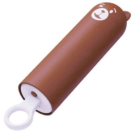 Вібратор CuteVibe Teddy Brown (Pink Dildo), реалістичний вібратор під виглядом морозива Sex Aura Київ