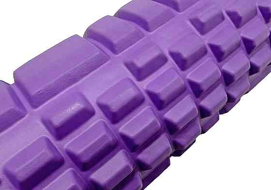EasyFit Масажний ролик EasyFit Grid Roller 33 см v.1.1 Фіолетовий Київ