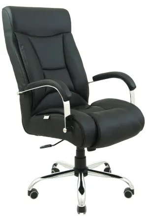 Офісне Крісло Керівника Richman Magistr Fly 2230 Хром М1 Tilt Чорний Київ