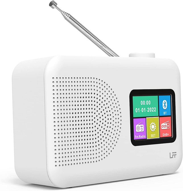 Цифрове FM радіо з кольоровим дисплеєм і Bluetooth LFF LDR107-DE Луцк - изображение 1