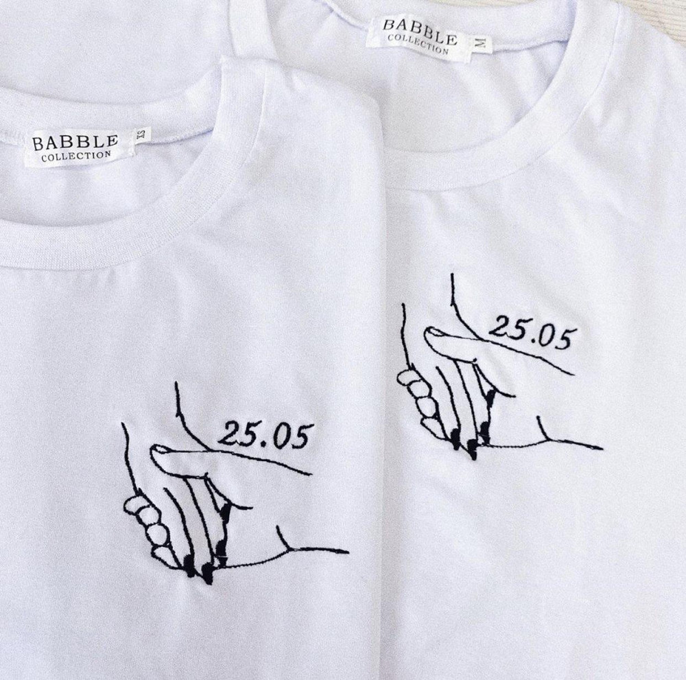 Парні футболки для хлопця та дівчини — з індивідуальними датами Чернівці - фото 1