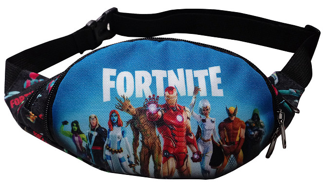 Сумка-бананка Tiger Rio Print+ Fortnite синя S219190 Київ - фото 1