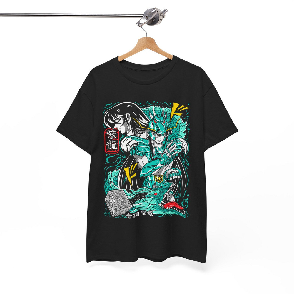 Футболка аниме Драгон Схирйу Книгхтс Зодиак оверсайз (S/M/L) Черний AnimeJ0312 Днепр - изображение 8