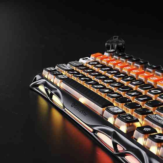 Клавіатура бездротова GravaStar Mercury K1 Pro CyberFlare (GSK1PRO_BO_BLK) ( 16355 ) Харків