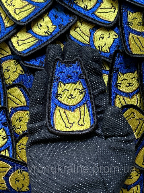 Шеврон милие котики (Форма контурна. На липучке) Размер 8x5см Киев - изображение 6