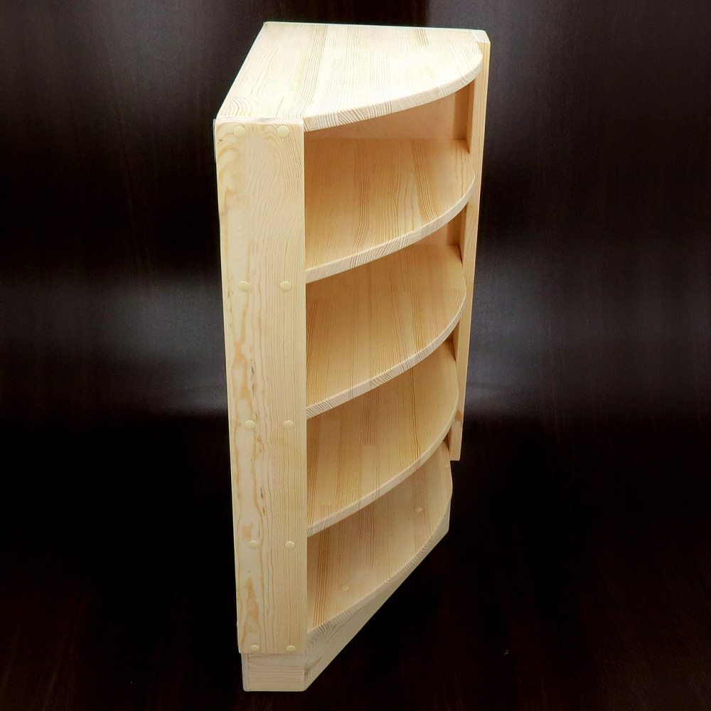 Угловая настенная полка 