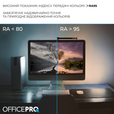 Світильник OfficePro LED лампа на монітор SL145B (SL145B) Вінниця - фото 7