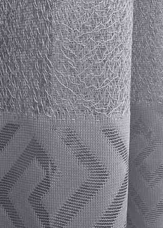 Тюль VR-Textil 1995т Жаккард Ромб Меандр Серый 400х270 см (42-1043) Киев