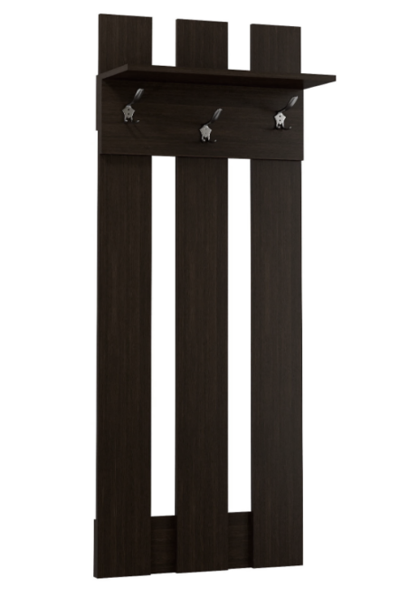 Вішалка-щит для одягу "Седау" венге Миколаїв - фото 1