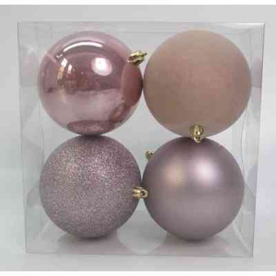 Ялинкова іграшка Novogod`ko 4 шт шампань 10 см (974427) Вінниця