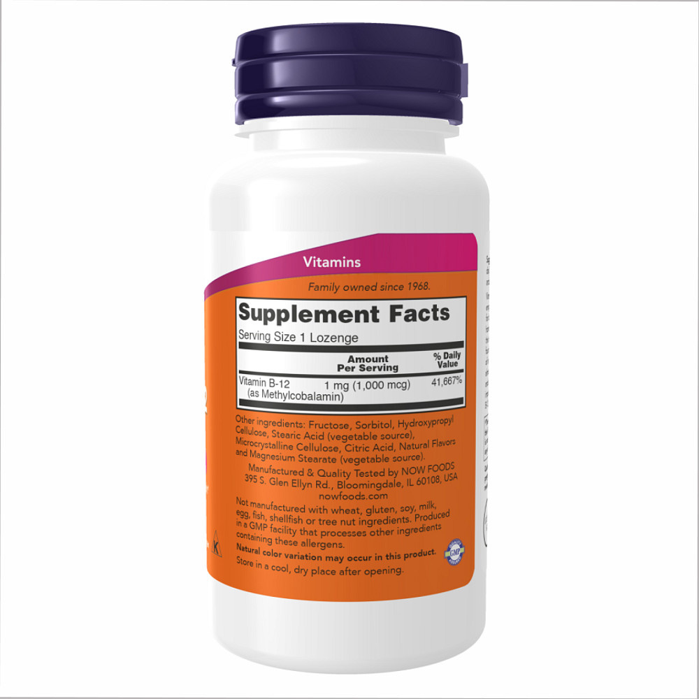 Methyl B-12 1000mcg - 100 lozenges Луцк - изображение 2