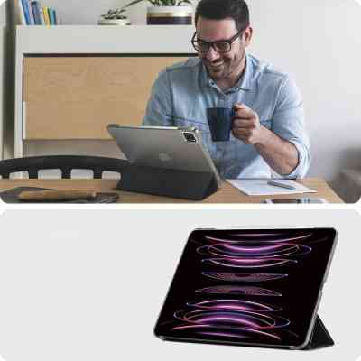 Чохол до планшета BeCover Tri Fold Hard Apple iPad Air 13&quot; M2 2024 Black (711471) Вінниця