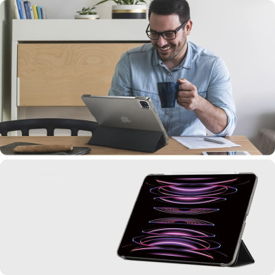 Чохол до планшета BeCover Tri Fold Hard Apple iPad Air 13&quot; M2 2024 Black (711471) Вінниця - фото 3