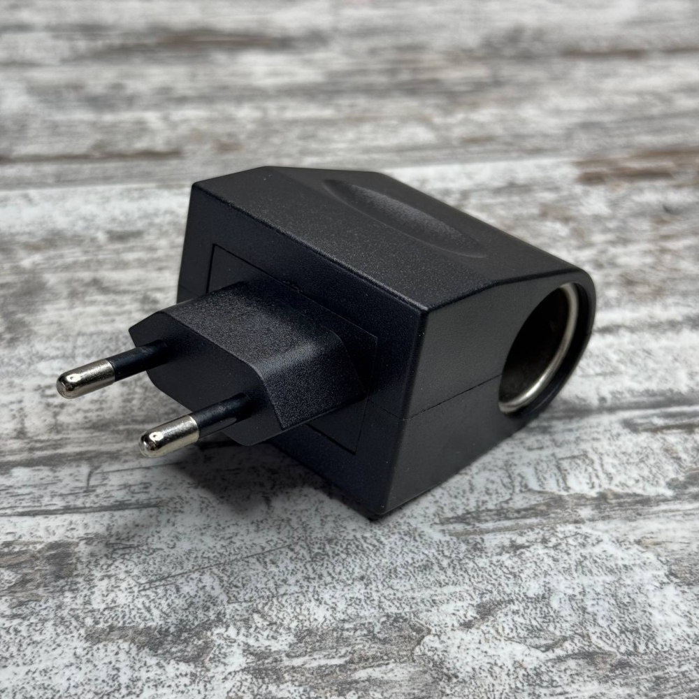 Переходник преобразователь с розетки 220В на прикуриватель 12В 500мА адаптер для авто аксессуаров Киев - изображение 2