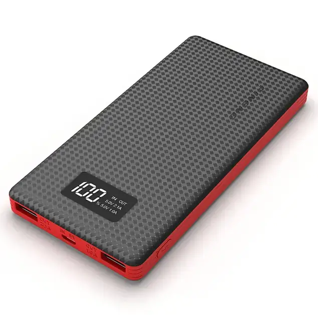 Портативный внешний аккумулятор Pineng PN-963 10000 mAh Power Bank Черный Винница - изображение 2