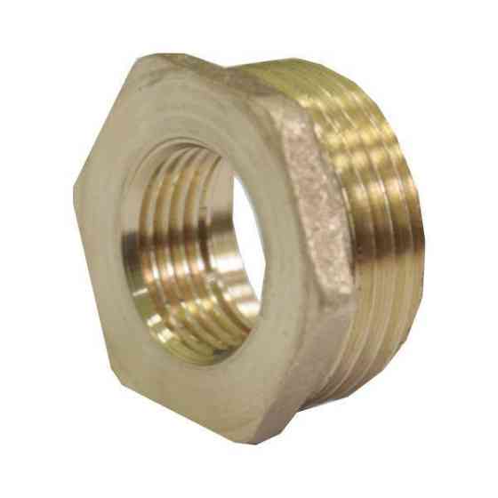 Перехідник 1''зовн х3/4''внутр Україна, латунь посилена Харків