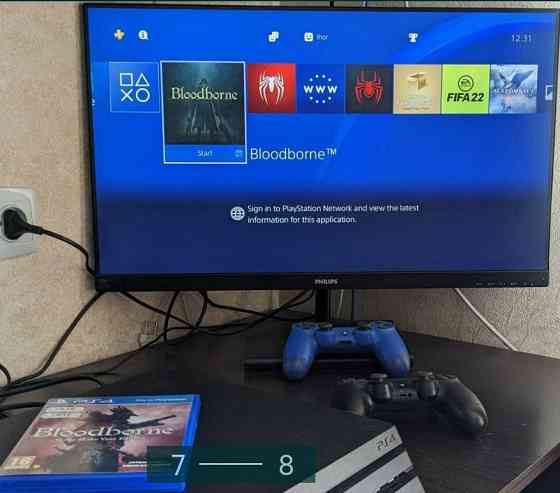 Приставка: SONY PlayStation 4 Pro 9.00 з двома Геймпадами 1TB. Київ