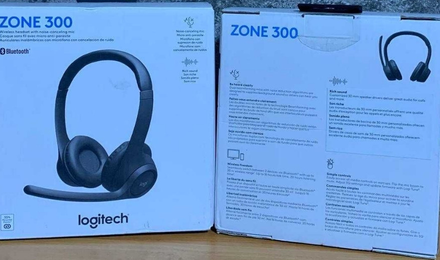 Наушники с микрофоном Logitech ZONE 300 Midnight Black. Киев - изображение 1