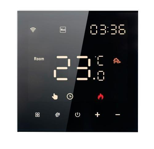 Терморегулятор програмований In-Therm PWT 082 WI-FI Чорний Київ - фото 1