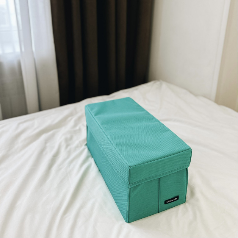 Органайзер для вертикального хранения с крышкой 34x17x16 см S HY-S-kr (Лазурный) Сумы - изображение 5