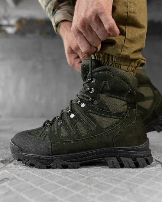 Тактичні черевики weightlessess на флісі Olive ВТ0459 Одеса - фото 1