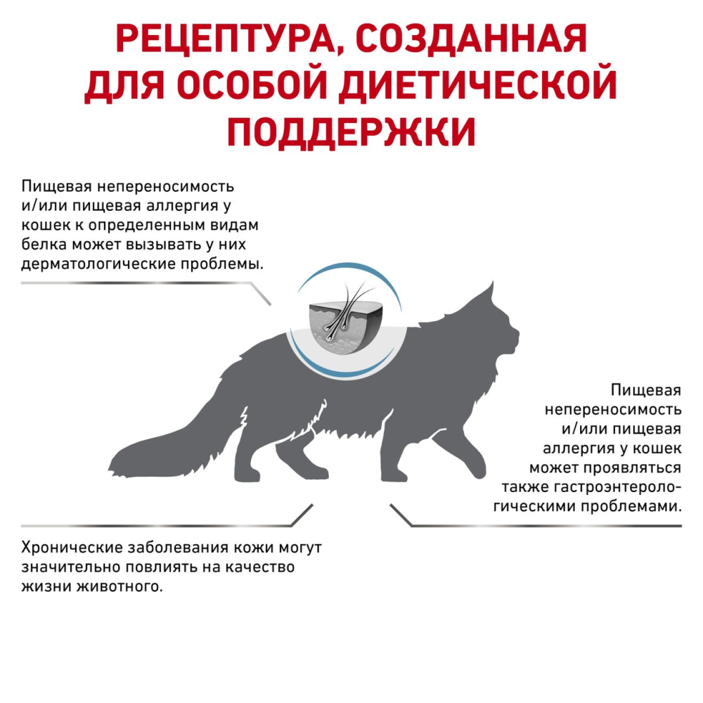 Royal Canin Hypoallergenic (Роял Канін Гіпоалерджник Фелін) сухий корм для кішок під час алергії на корм Запоріжжя - фото 2