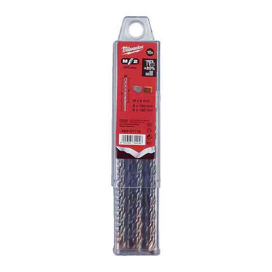 Бур SDS-PLUS M2 MILWAUKEE, діаметр6,0х160х100мм, (10шт) коробка з пластику Одеса
