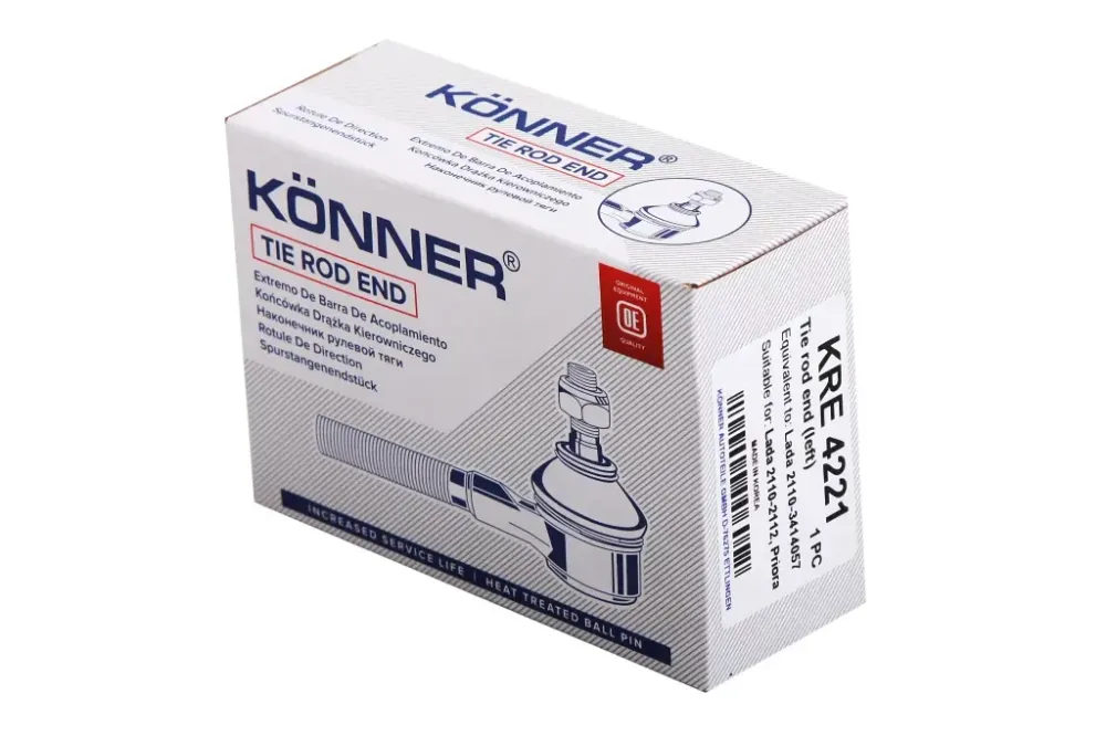 Наконечник рульової тяги 2110 Konner лівий з кріпиною Вінниця - фото 3
