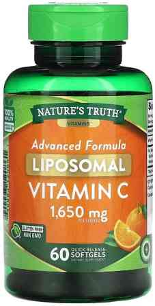 Витамин С липосомальный Nature's Truth Liposomal Vitamin C 1650 мг 60 гел капс Киев