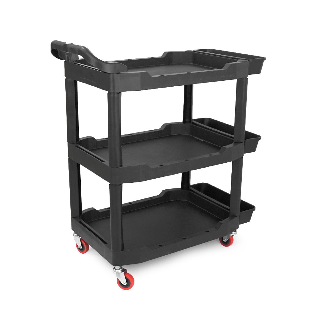 Пластмасовий візок для інструментів 97.5х48х68мм, черний Київ - фото 3