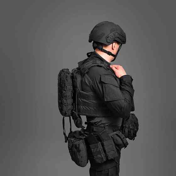 Плитоноска тактична без плит MPS М8 Pro Cordura 1000 Чорний Вінниця