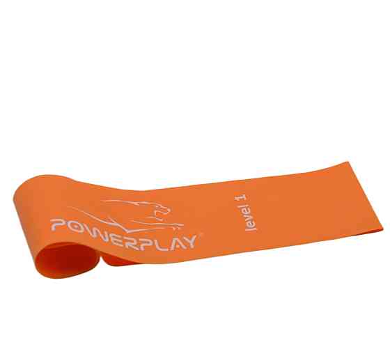 Резинка для фітнесу PowerPlay 4140 Level 1 Stretch Band (1-5 кг.) Помаранчева Каменское