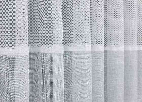 Тюль VR-Textil 1973т Жакард Білий 400х270 см (42-1003) Київ