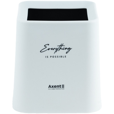 Кошик для паперів Axent Настільний контейнер для сміття, квадратний, білий (2132-21-A) Вінниця - фото 1