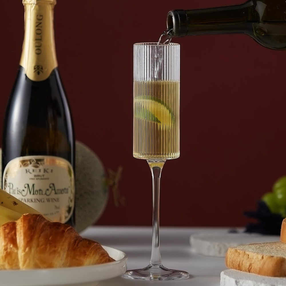 Бокал для шампанского и игристых вин 165 мл, 1 шт, многоразовый, пластиковый, прочный для вина и напитков прозрачный Каменец-Подольский - изображение 15