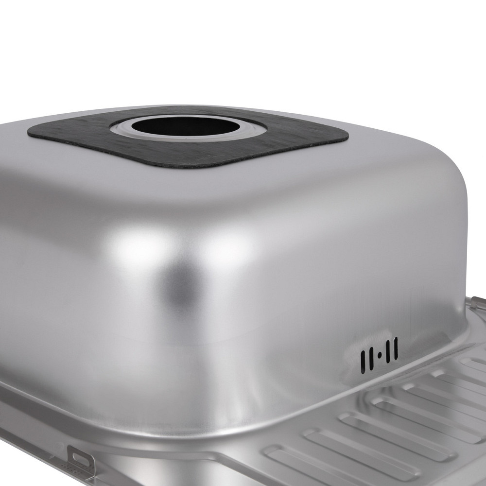 Кухонная мойка Brinex 5848 0,8 мм Satin (BRIN5848SAT08) Киев - изображение 6