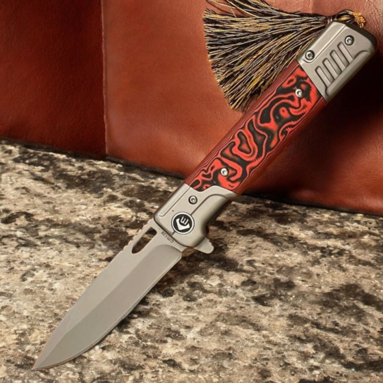 Ніж складаний ChongMing CM139, 2146 Червоний Дніпро