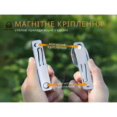 Набор туристической посуды Roxon C2 2 in1 (ложка, виделка) (RoxC2) Винница