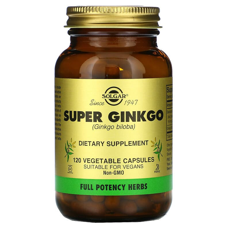 Гинкго Билоба Супер (Super Ginkgo) 90 мг 120 капсул Киев - изображение 1