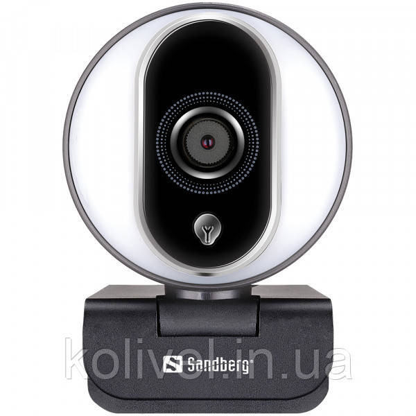 Веб-камера Sandberg Streamer Webcam Pro Full HD Autofocus Ring Light (134-12) Київ - фото 1