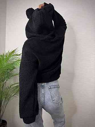 Жіноча тепла плюшева худі з вушками турецьке м'яке хутро Одеса