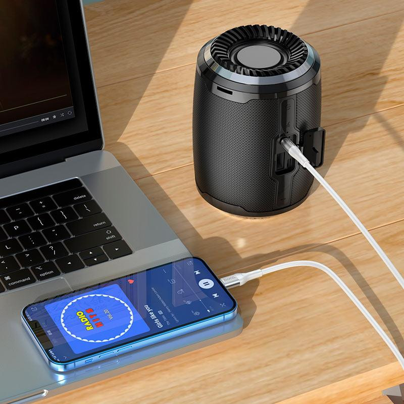 Аудіокабель HOCO UPA22 для цифрового звуку, білий Київ - фото 3