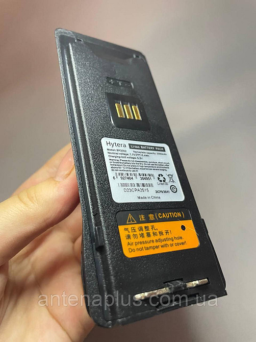 5 шт. Аккумулятор для раций Hytera BP2002 серии HP605 и HP685 емкостью 2000 мАг Киев - изображение 4
