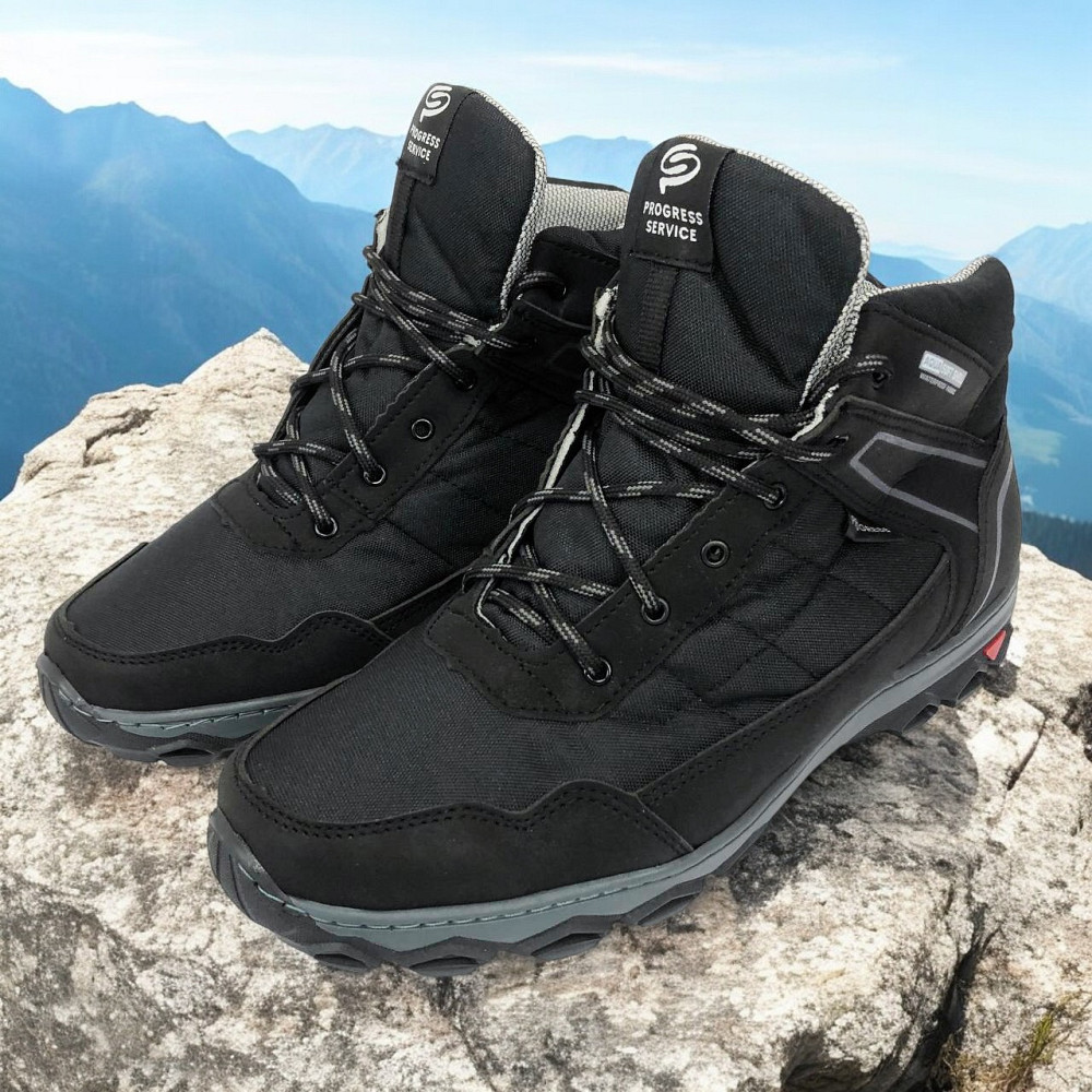 Теплые зимние кроссовки мужские мех, Осенняя утепленная обувь, Мужские повседневнные кроссовки деми GK-52 Львов - изображение 11