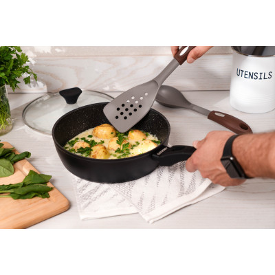 Сковорода Ardesto Gemini Livorno, 28см, алюміній, чорний (AR1228A) Винница - изображение 2