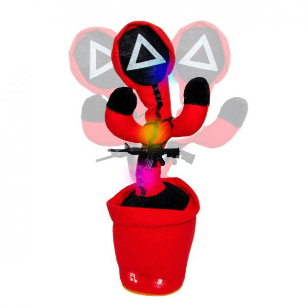 Повторюшка dancing cactus, Танцующий кактус поющий песни игрушка, Кактус танцы с музыкой TC-26 Львов - изображение 4